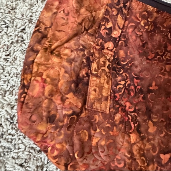 Handmade Pink Orange Tie Dye Quilted Embroidered Boho Bag Hippie Indie - Picture 11 of 16